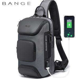 Sports Car New Travel Messenger Bag Technology USB Outdoor Fashion Casual Shoulder Bag Men’s Chest Bag