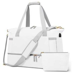 New Women’s Fitness Luggage Bag Waterproof, Breathable, Durable, Dry Wet Separation, Multifunctional, Large Capacity Sports Bag