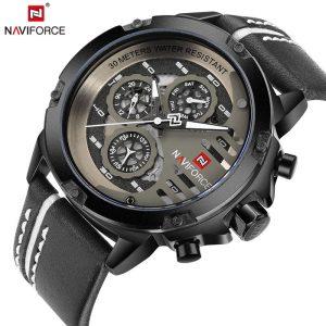 NAVIFORCE Men’s Waterproof Quartz Sport Wrist Watches