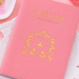 ETya Travel Passport Cover Card Case Women Men Travel Credit Card Holder Travel ID Document Passport Holder Bag